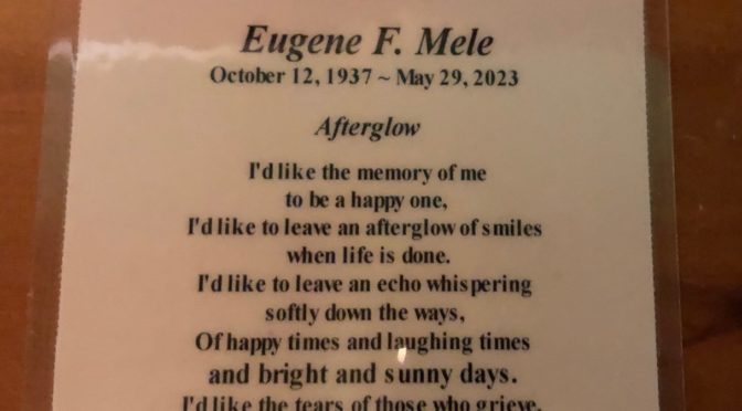 A Eulogy for My Dad